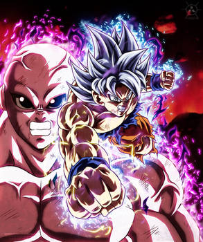 Goku vs Giren Batalla Final