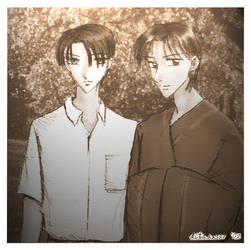 FB: Hatori and Shigure - Sepia