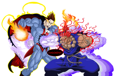 Akuma kills Demitri Maximoff