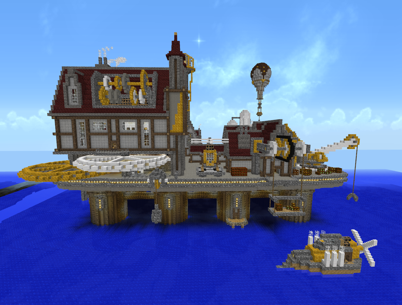 Minecraft Steampunk City 2 By Virenth On Deviantart Minecraft Steampunk City 2 By Virenth On Deviantart