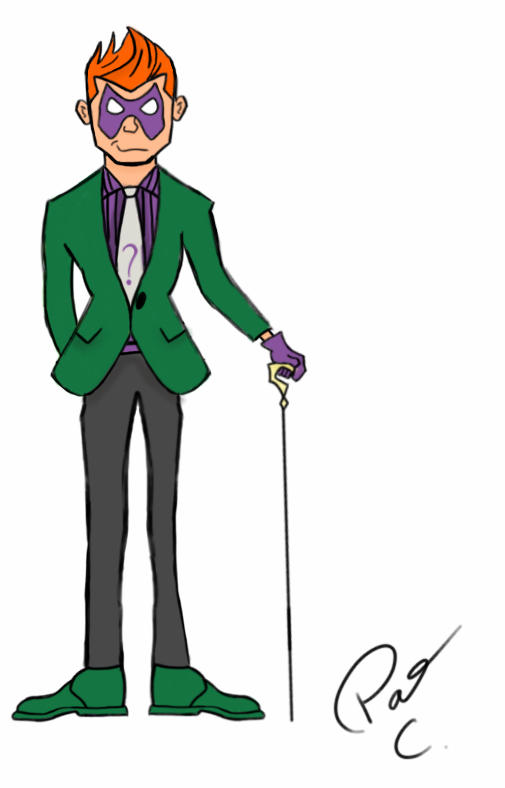 The Riddler (Batman) Redesign by 4and4 on DeviantArt