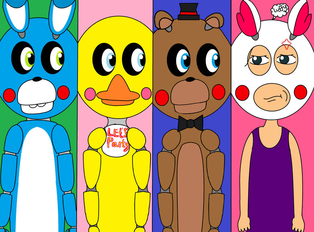 Плакат ФНАФ рисунок