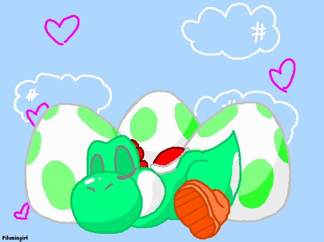 Resting Yoshi