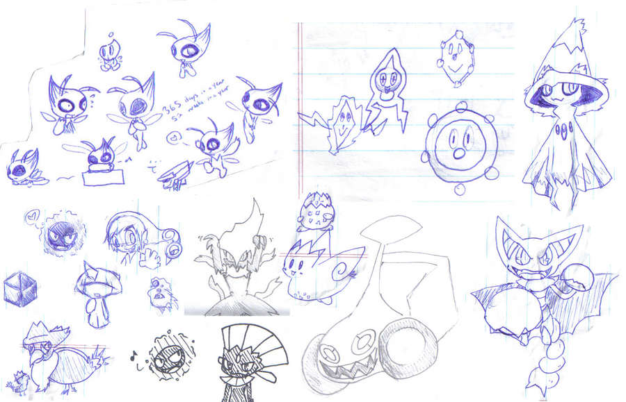 Bunch of Random Pokemon Stuff by Pikmingirl on DeviantArt