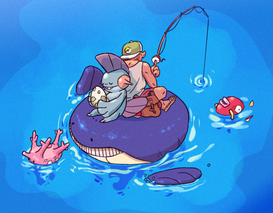 Fishing pokemon by RubenFer on DeviantArt