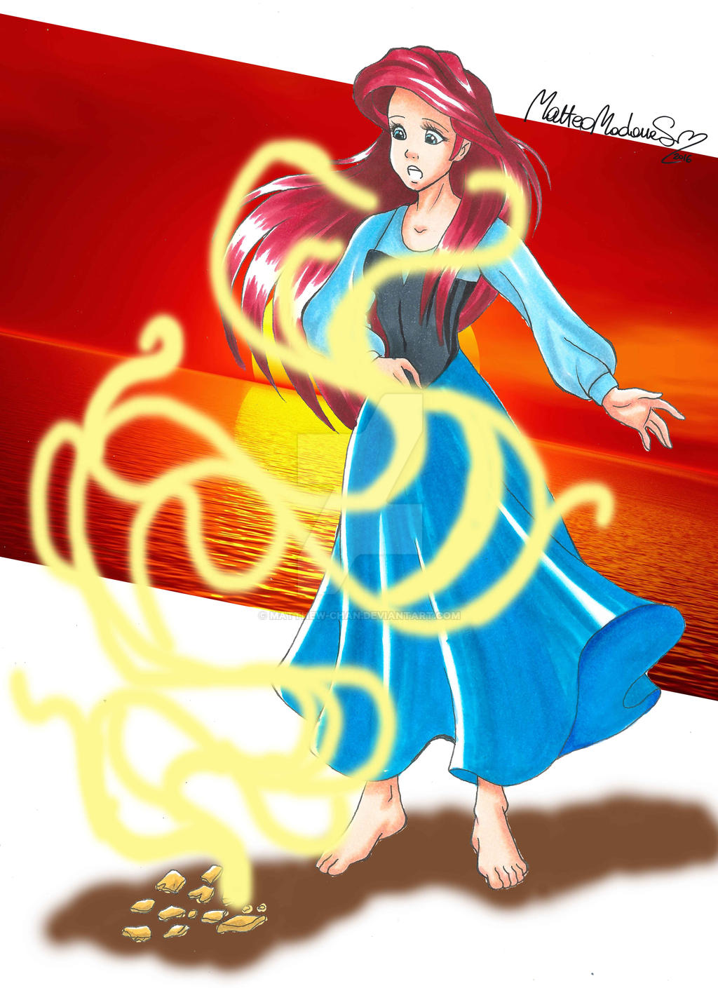 Ariel gets back her voice by matthew-chan on DeviantArt