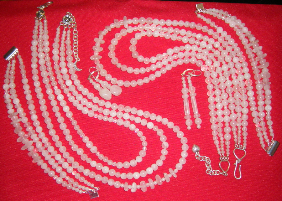 Mother Daughter Rosequartz Set