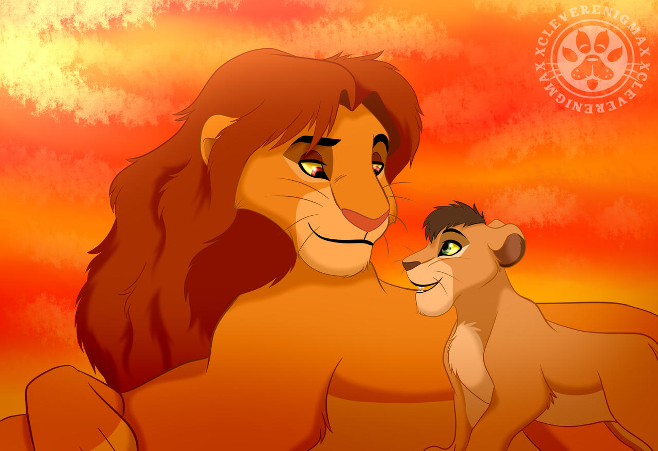 Simba and Kopa/ Redraw by xCleverEnigmax on DeviantArt