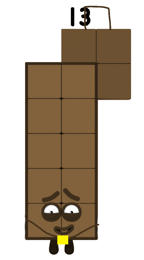 numberblocks 13 as briefcase by lrgeman1003 on DeviantArt