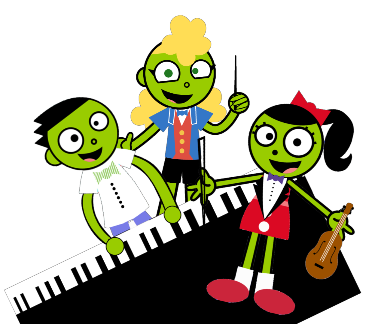 PBS Kids Digital Art: The Composer/Music Kids by PinguPinguEffects on ...