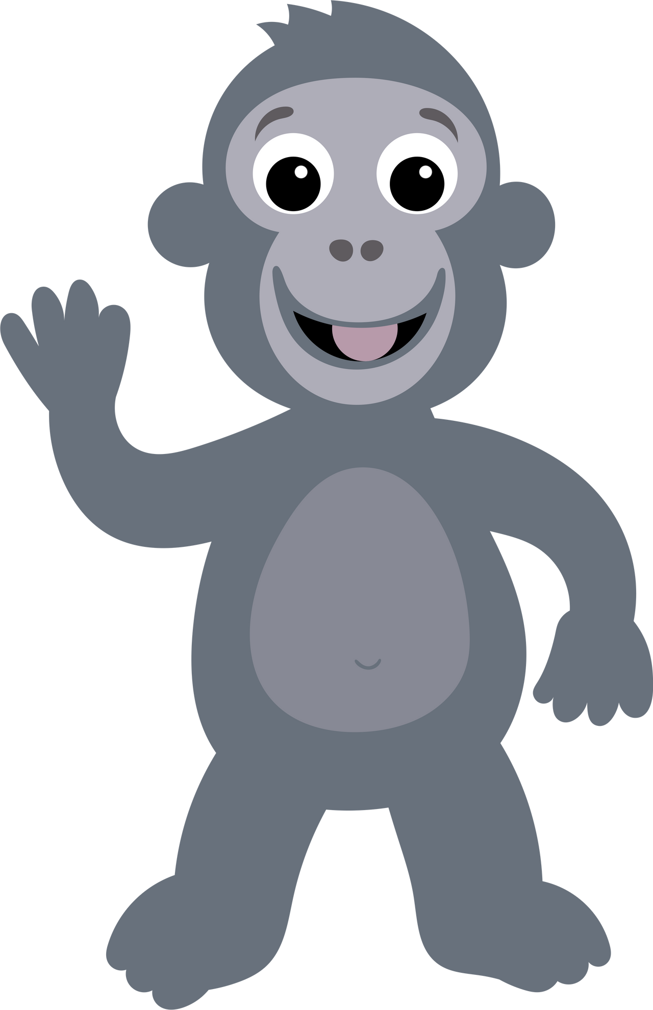 Baby Einstein Gorilla by PinguPinguEffects on DeviantArt