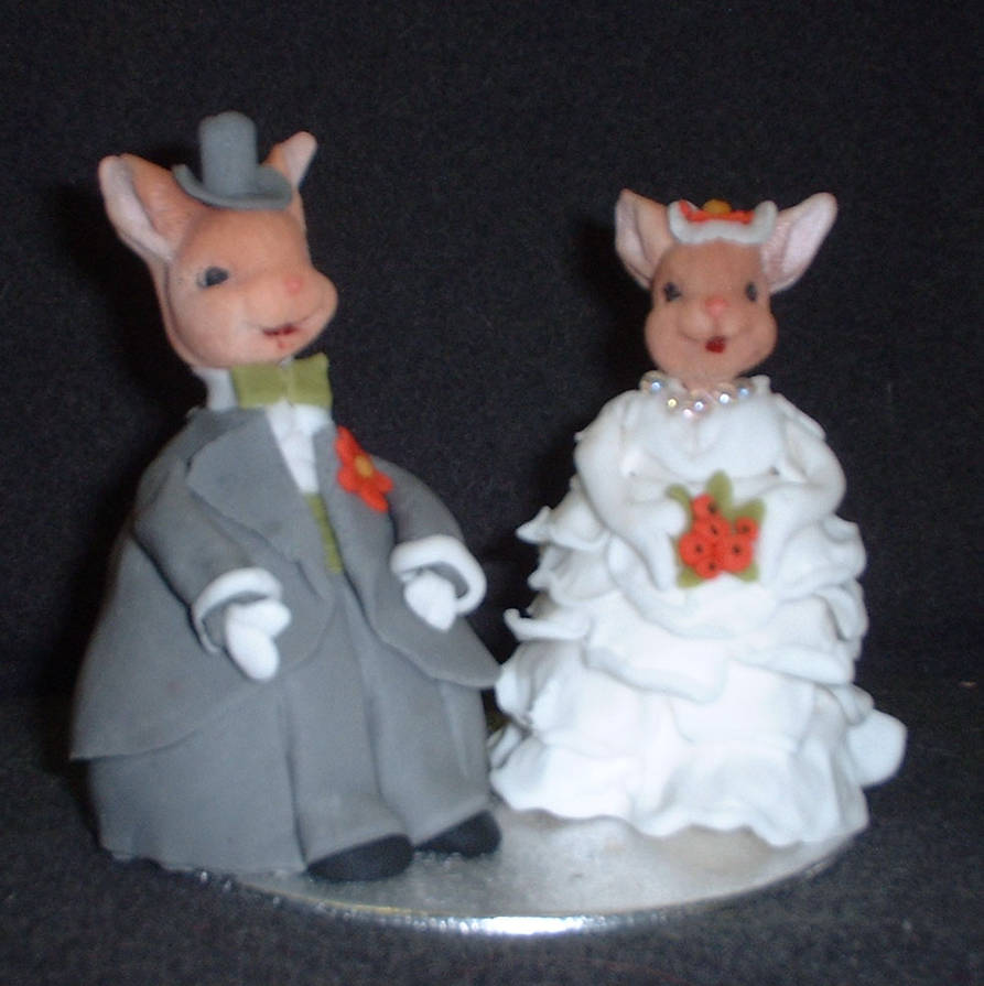 mr and mrs rabbit wedding by da-vitch on DeviantArt