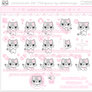 sakura cat cursor commission for ktnpaws
