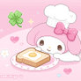 my melody with egg toast