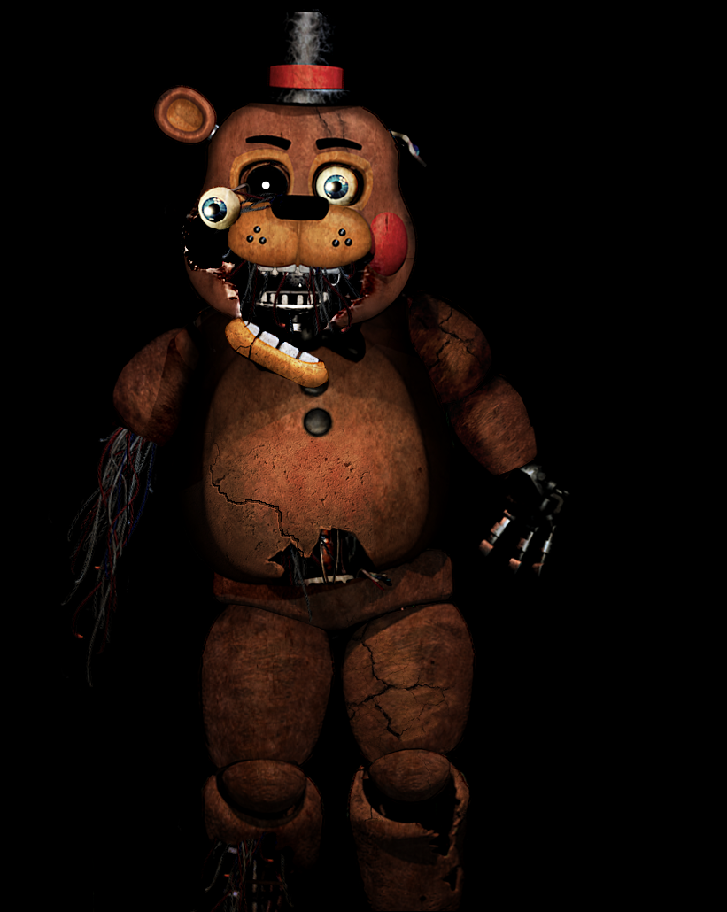 FNaF C4D  FNaF 2 Withered Freddy Jumpscare V1 by BrussPictures on  DeviantArt