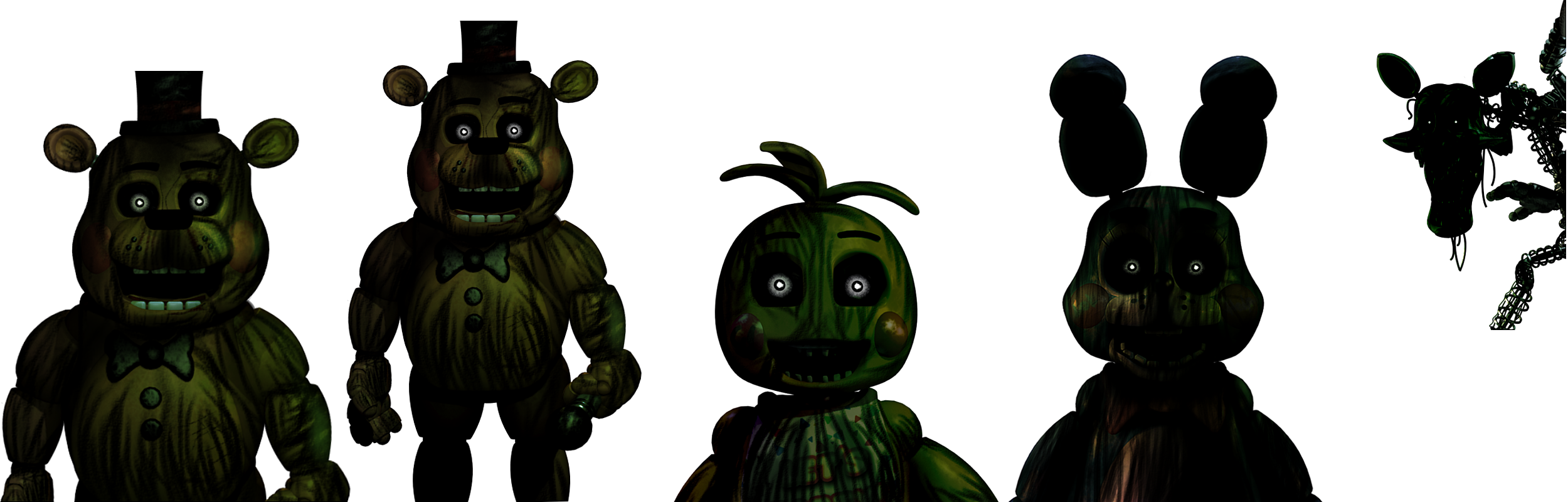 Nightmare Phamtom Freddy in FNaF 3! by RealZBonnieXD on DeviantArt