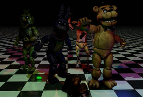 FNAF-Cinema4d+SAI