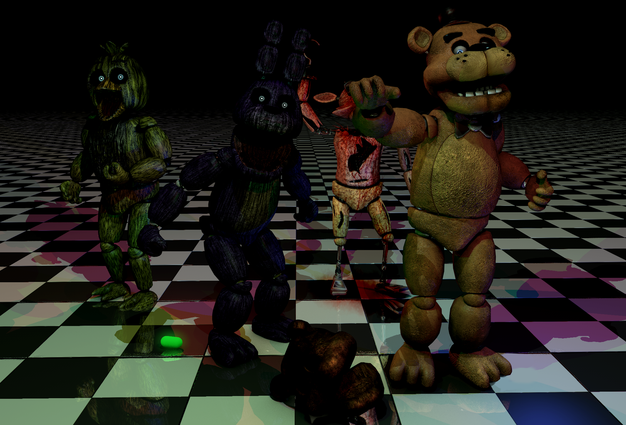 C4D) FNAF 2 MAP DOWNLOAD by christianzc on DeviantArt