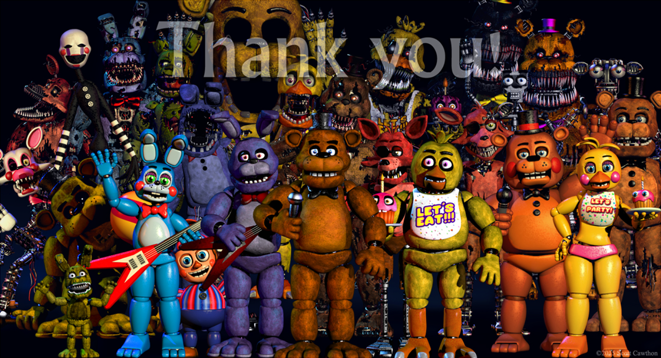 Top 10 FNAF Characters by GoddessAriea on DeviantArt