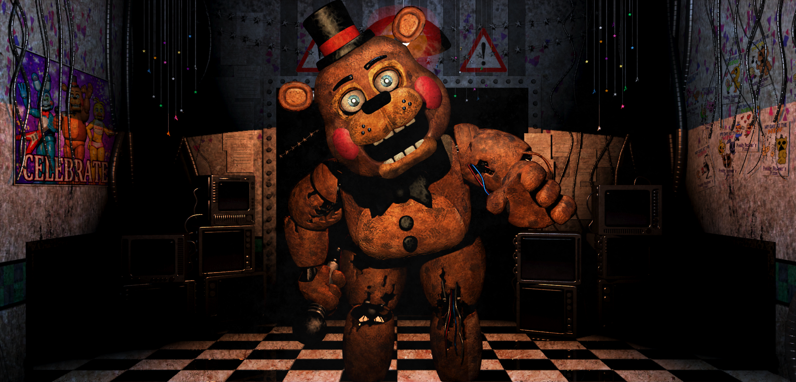 FNAF2 - Withered/old Toy Freddy + Video