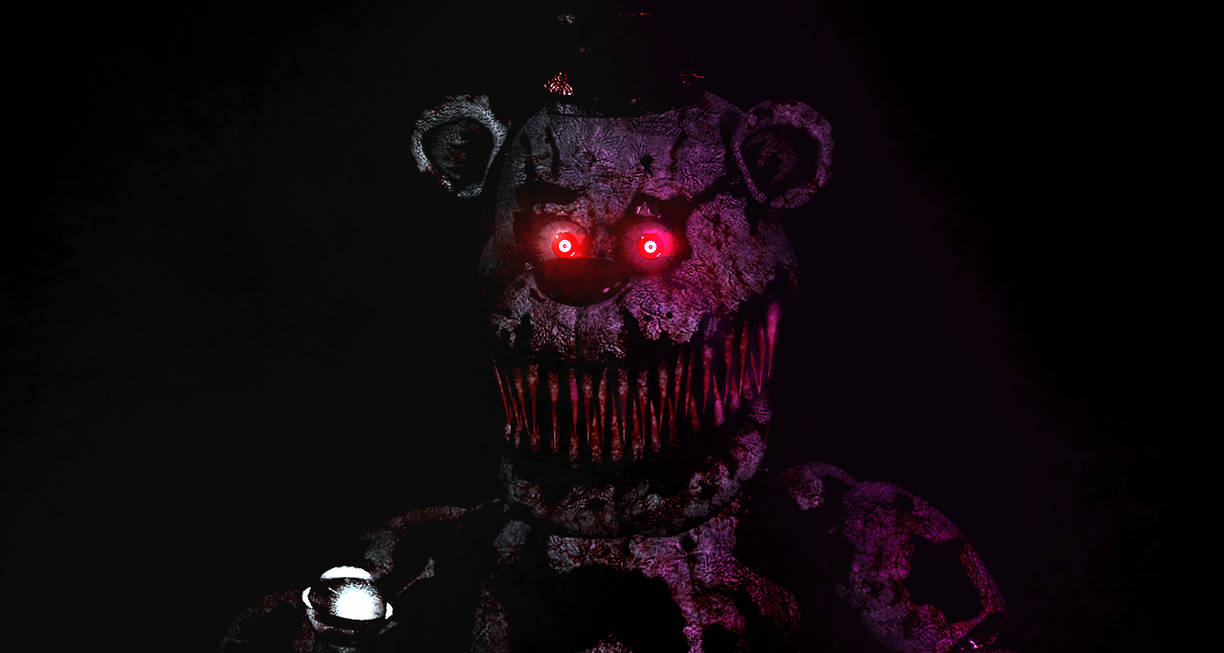 FNAF 4 черный Фредди