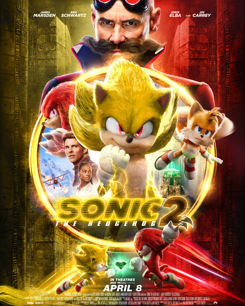 Superpôster Mundo dos Super-Heróis - Sonic: O Filme
