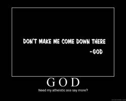 Demotivator: God