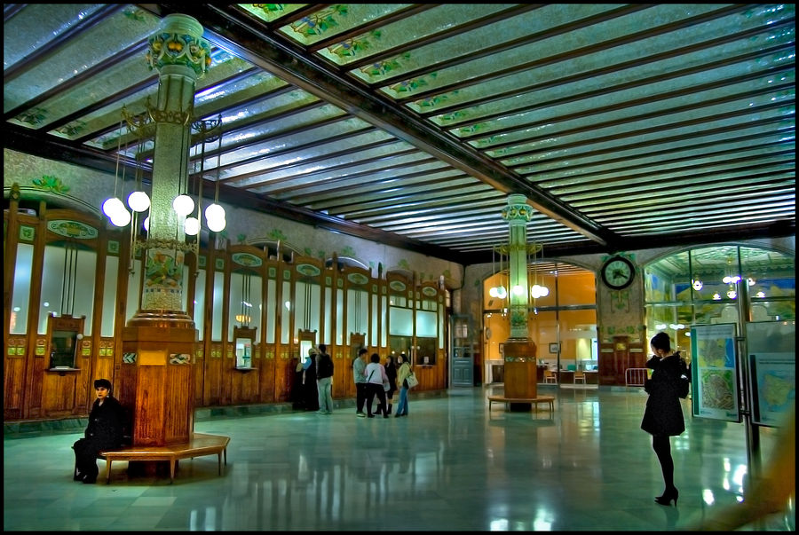 Old style railway station HDR