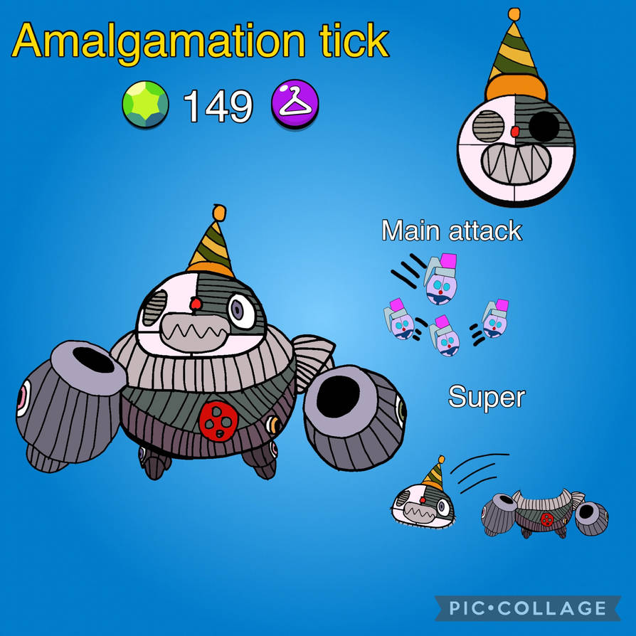 Brawl Custom Deviantart Custom brawl stars skin - amalgamation Tick by Gumballrules2021 on ...
