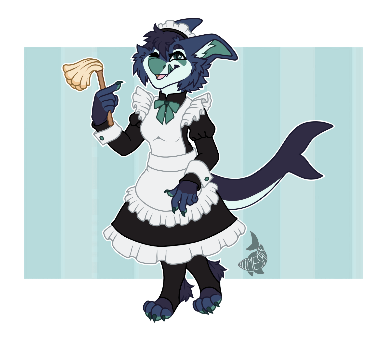 Alexvmaid Shark Maid Alex by slime-shark on DeviantArt