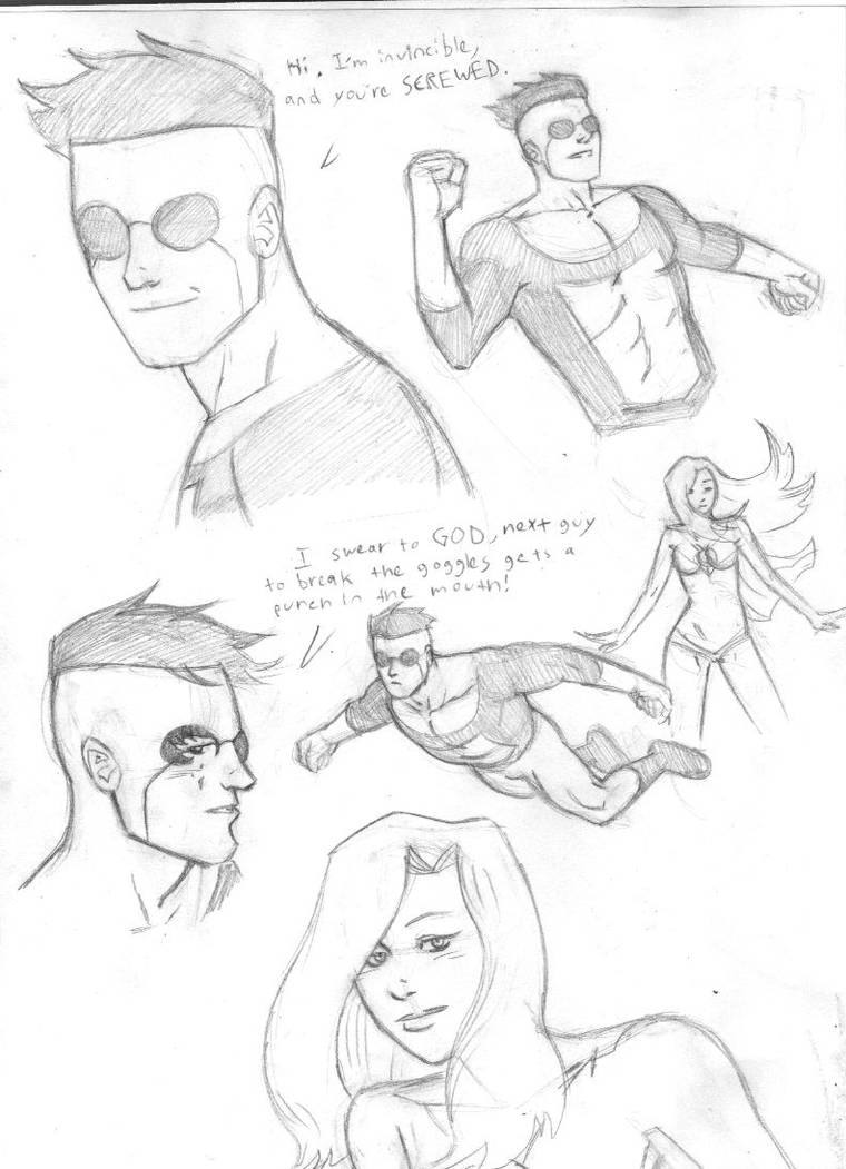 Tower Exploding Invincible Drawing Invincible sketches by literacysuks1 on DeviantArt