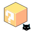 Pixel PowerUp cube