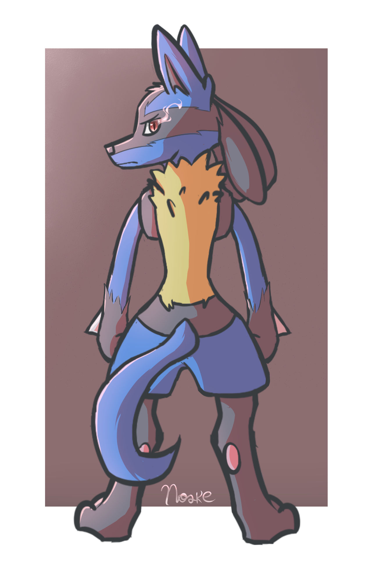 Lucario Fanart By Khenosk On DeviantArt lucario-fanart-by-khenosk-on-deviantart