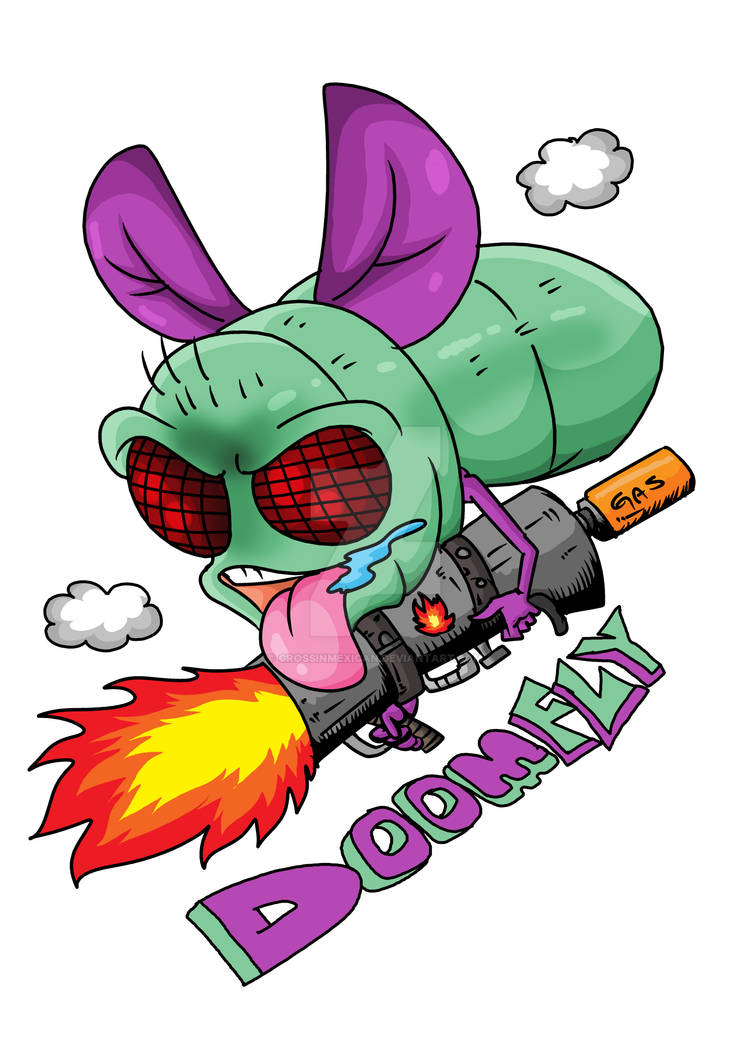 Fly Playing Doom Doom Fly by CROSSINMEXICAN on DeviantArt
