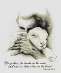 Jesus and the Lamb replica by fried-soup