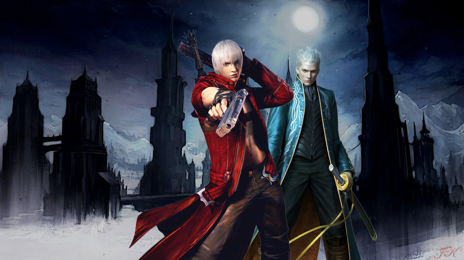 DmC Devil May Cry Twin brothers by SyanArt