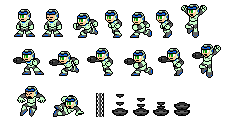 Mighty no. 9 Beck sprites v1