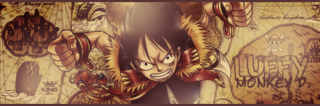 Monkey D. Luffy (One Piece) Signature