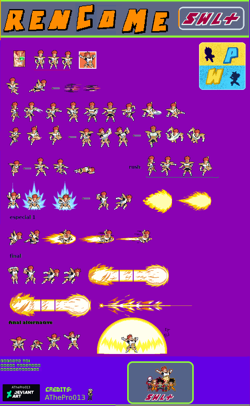 Rencome mini sprite sheet swl by AThePro013 on DeviantArt