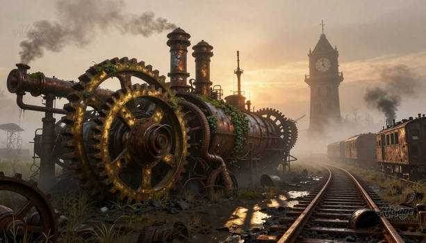 Clockwork Steam Engine AImageGallery - Professional, Digital Artist | DeviantArt