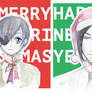 Christmas Ciel and Sebastian