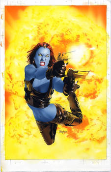 Mystique 12 Cover Painting