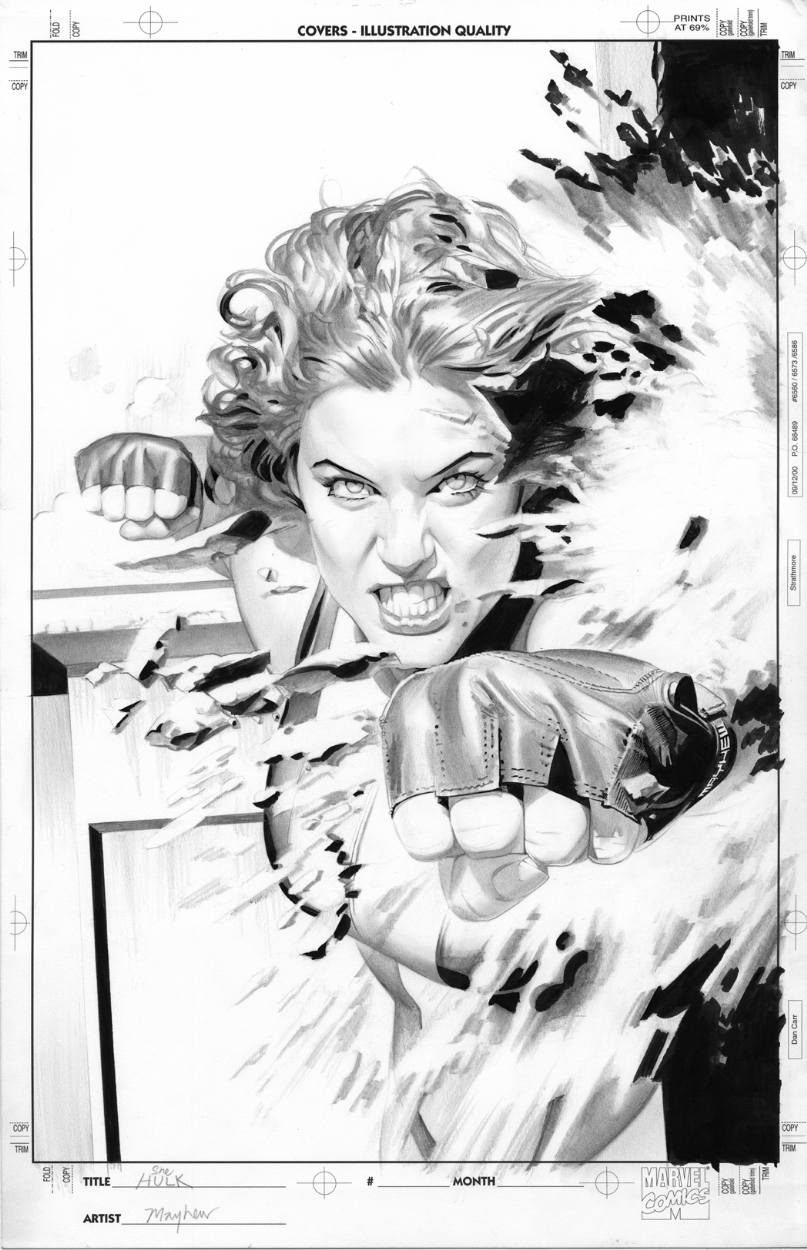 She-Hulk 5 Cover Pencils