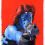 Mystique 10 Cover Painting