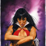 Vampirella 6 Cover Painting