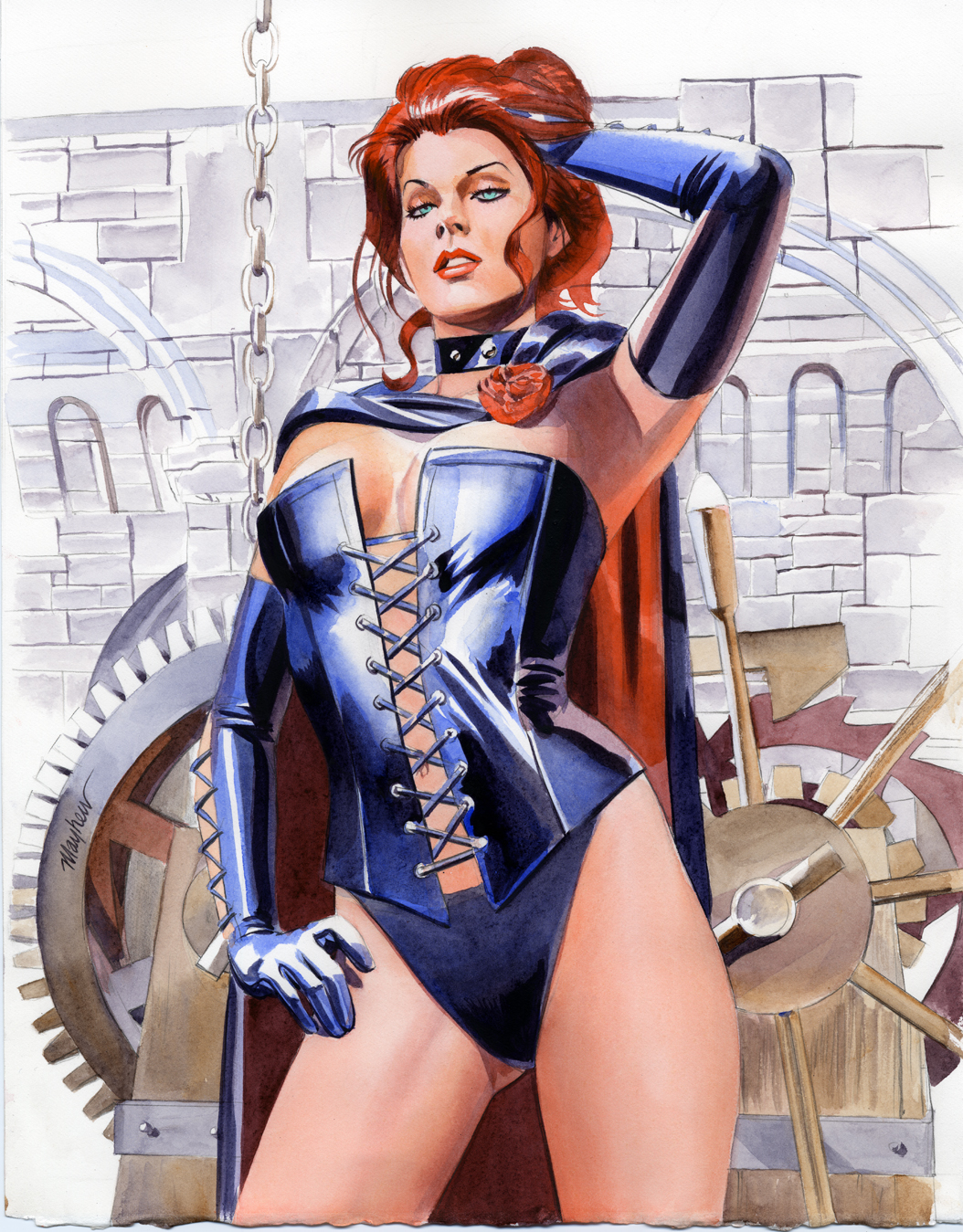 Jean Grey as Black Queen