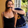Cop gagged gril 