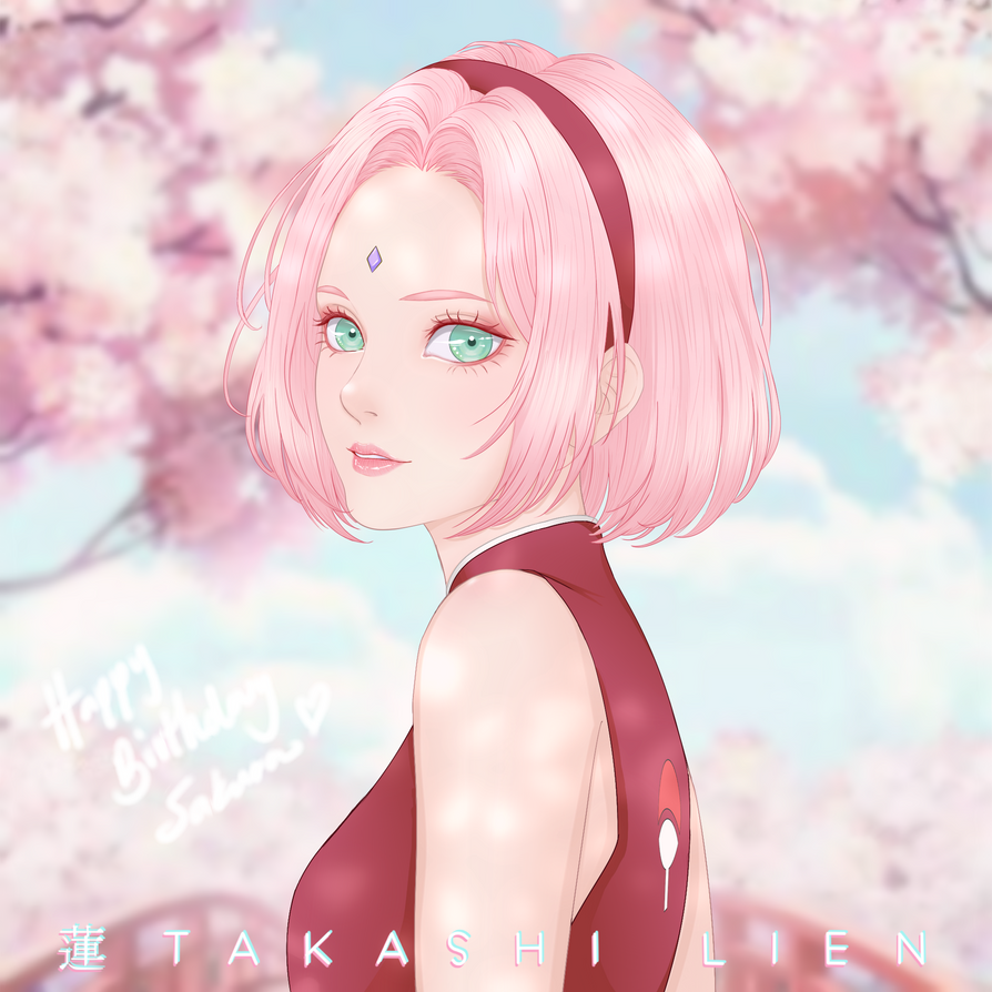 HBD Sakura Haruno By TakashiLien On DeviantArt hbd-sakura-haruno-by-takashilien-on-deviantart