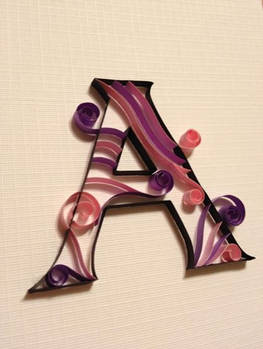 Quilled Monogram