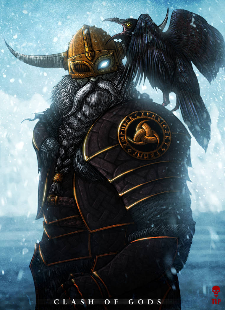 God of War Odin and his Sons by Mdwyer5 on DeviantArt